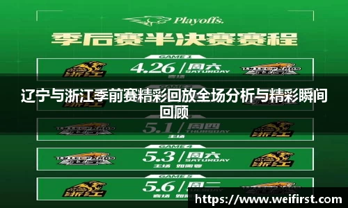 辽宁与浙江季前赛精彩回放全场分析与精彩瞬间回顾