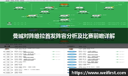 曼城对阵维拉首发阵容分析及比赛前瞻详解